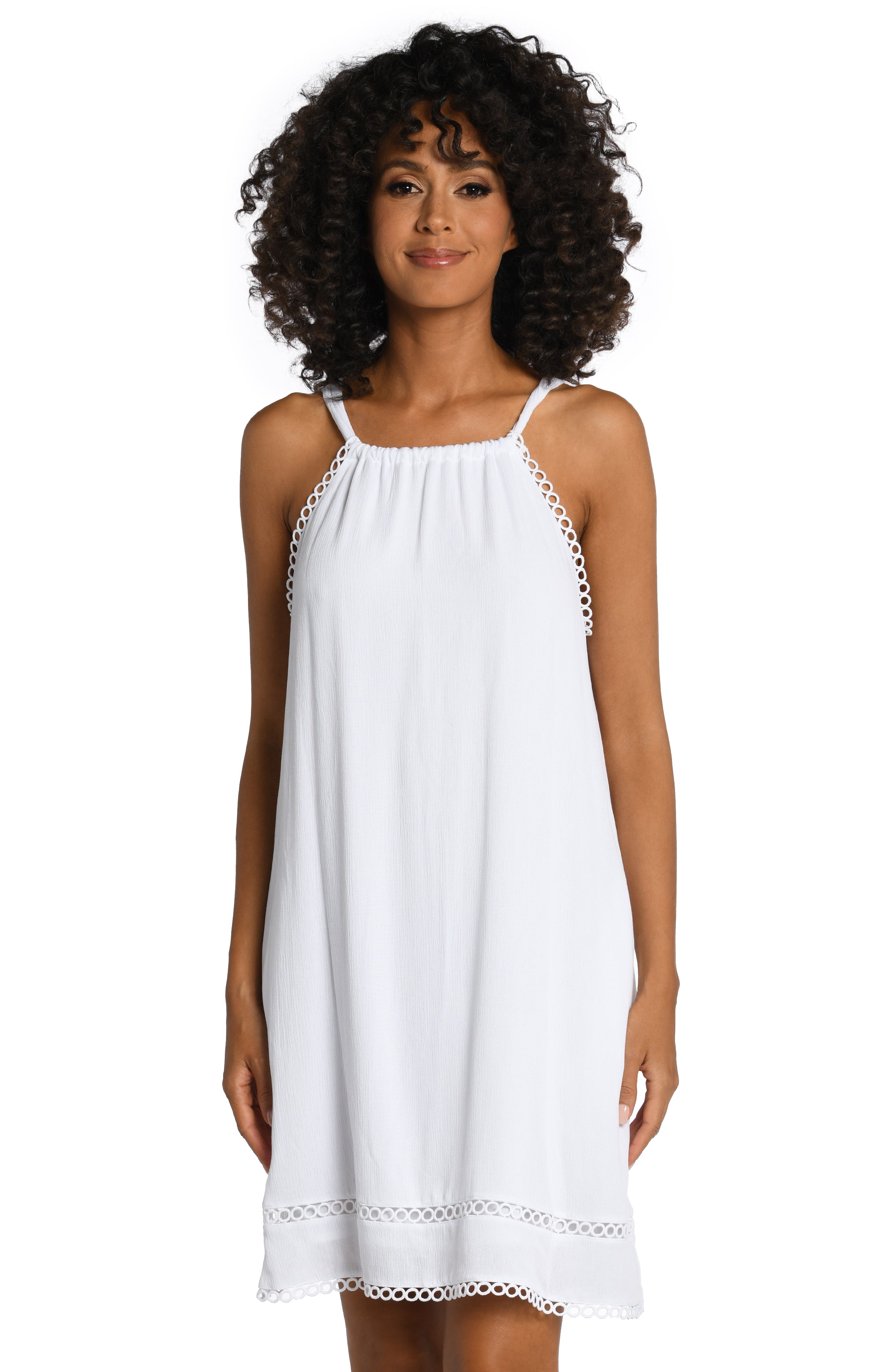 Illusion Covers High Neck Dress - FINAL SALE