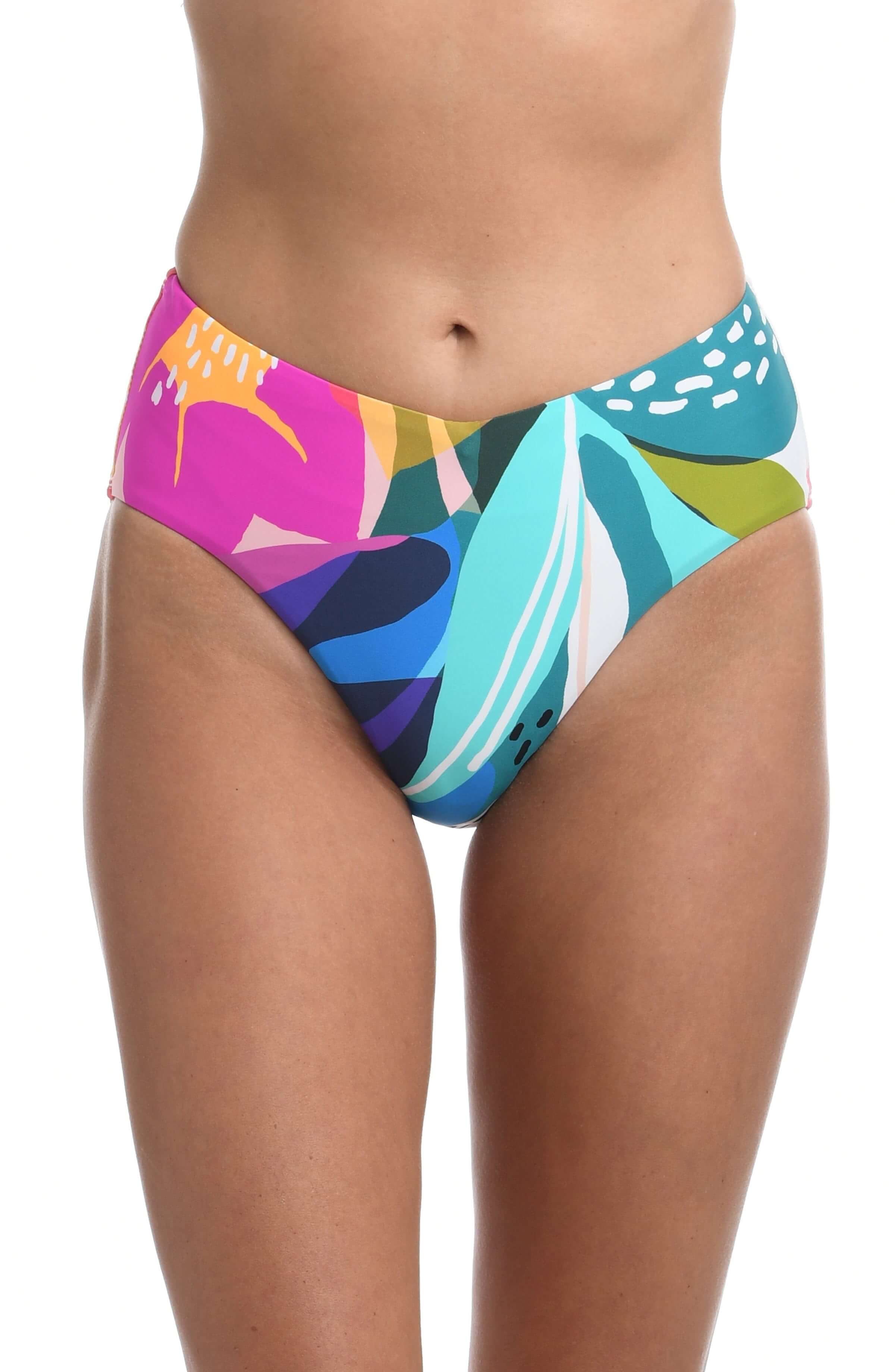 Eclectic Shore V-Front High Waist Bottom (Final Sale)