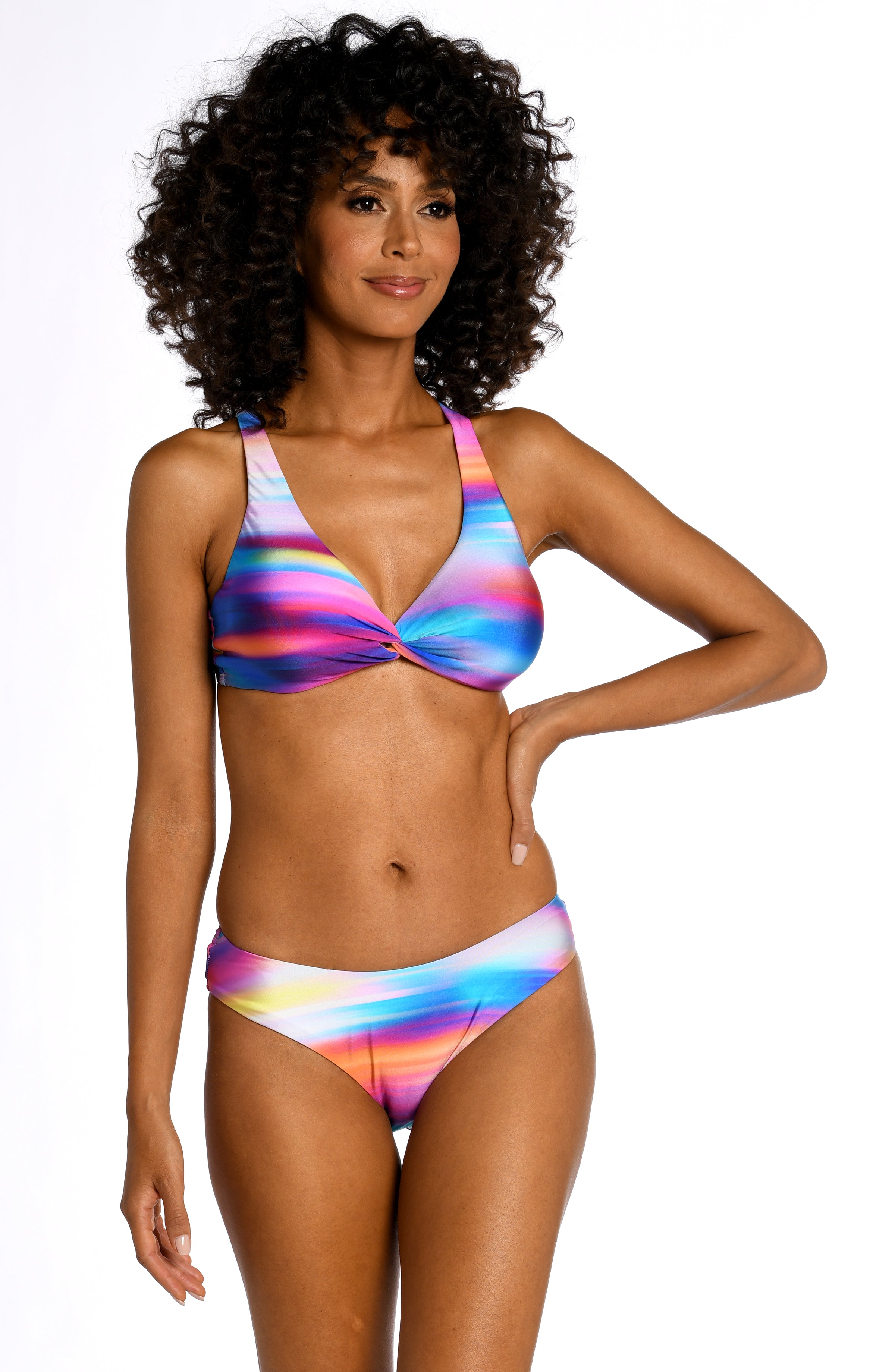 Sunset Shores Underwire Twist Front Top - FINAL SALE