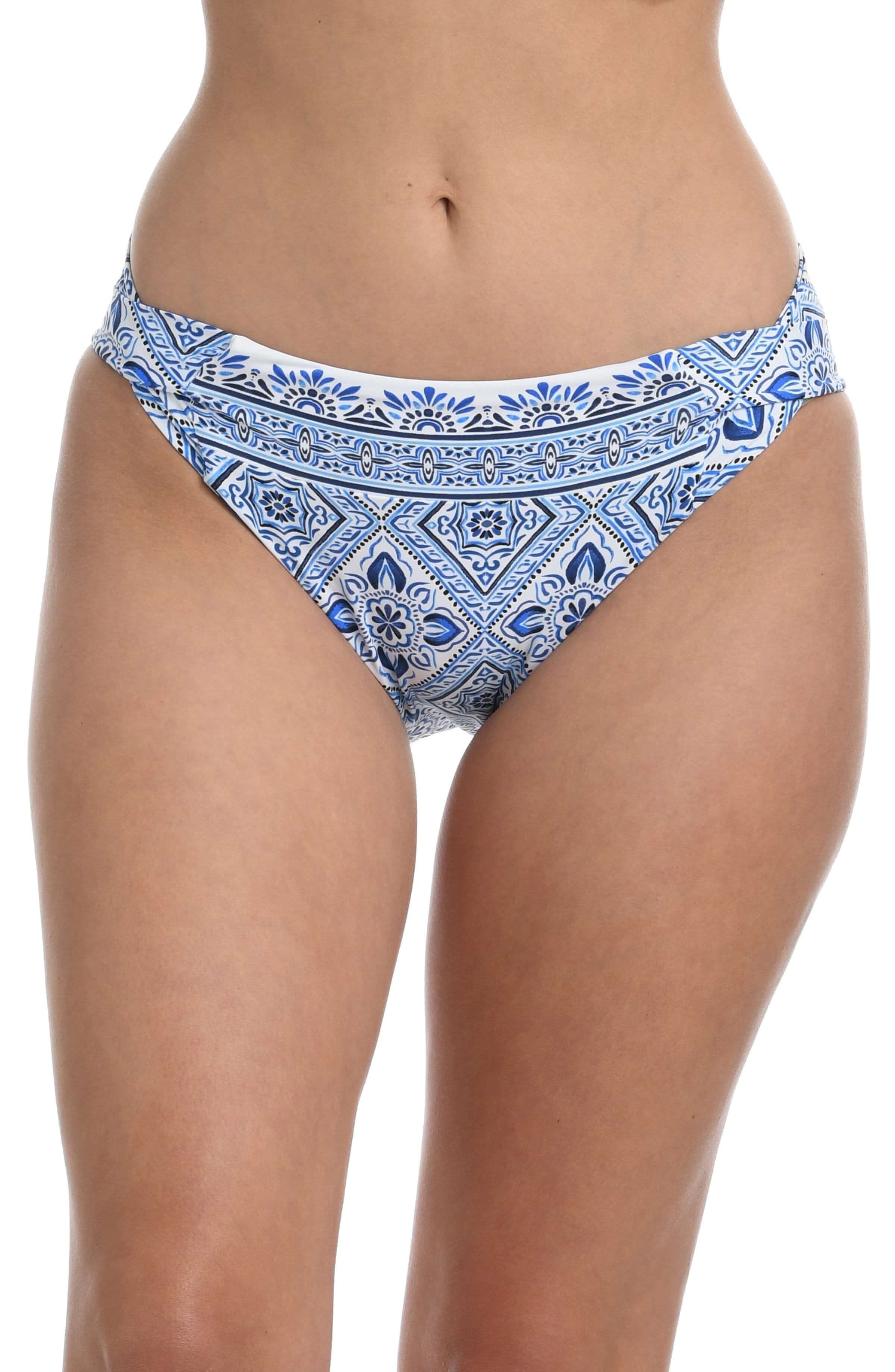 Mediterranean Breeze Soft Side Cross Hipster Bottom (Final Sale)