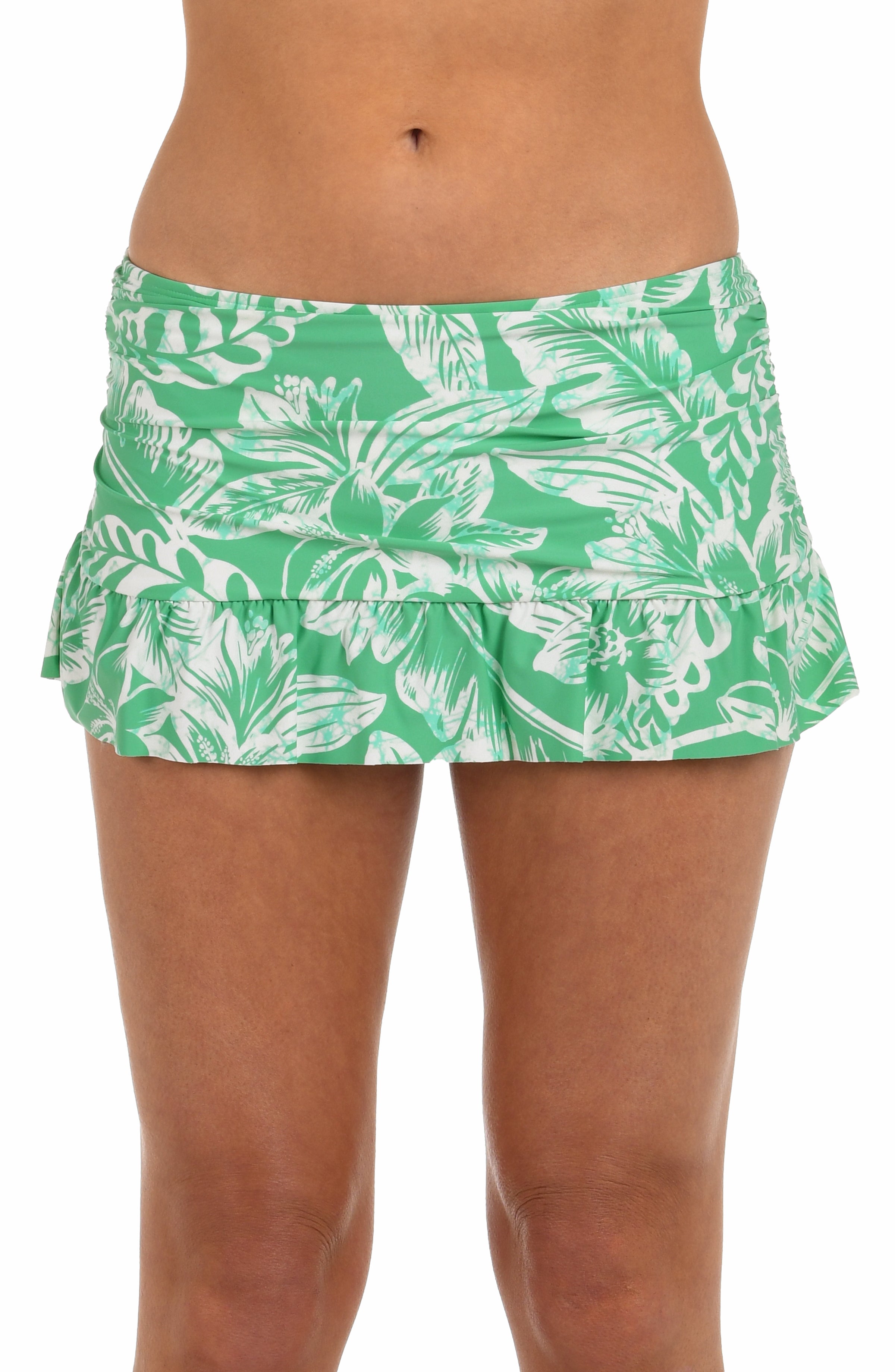 Batiki Balinese Ruffle Skirted Bottom