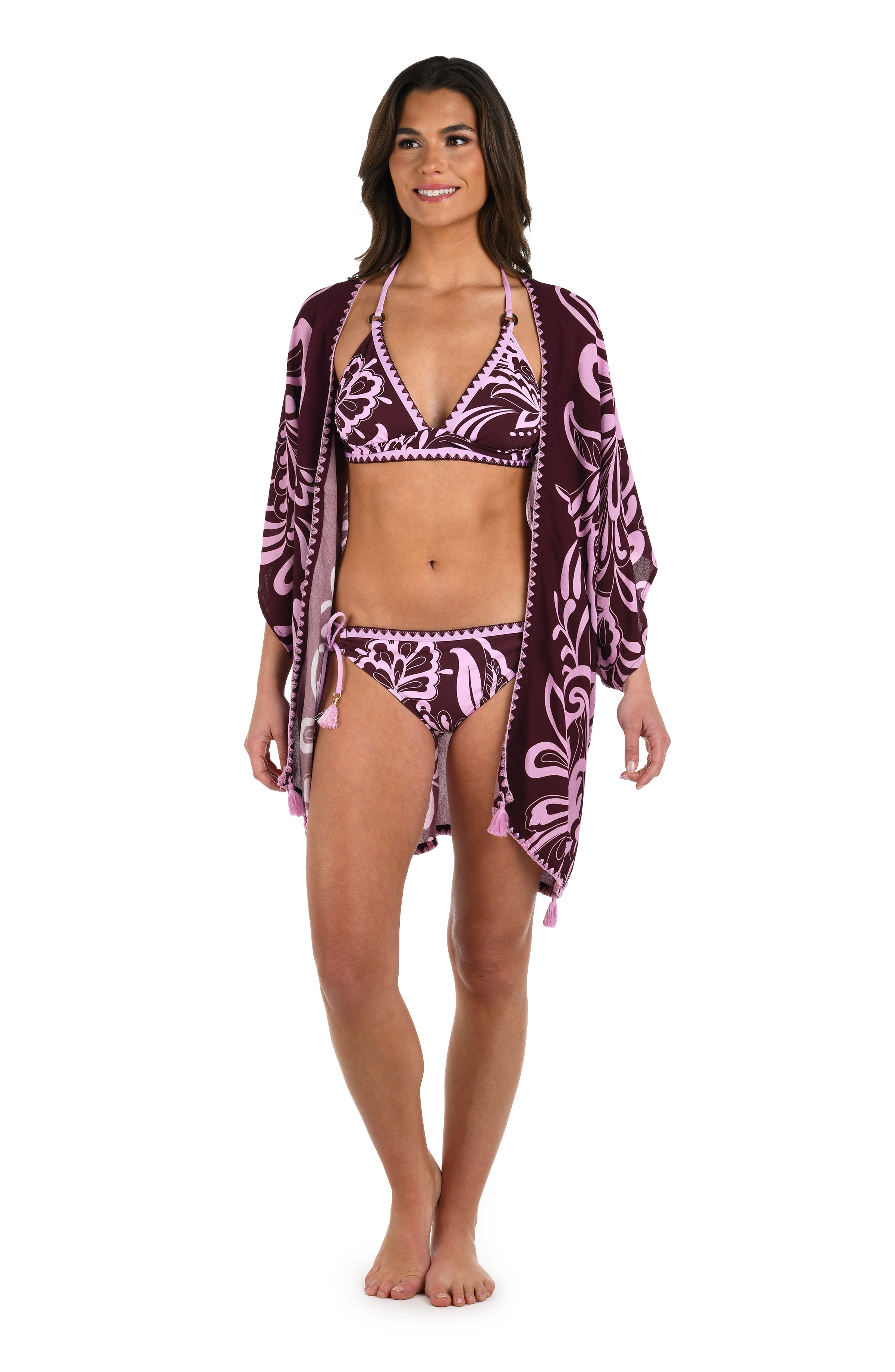 Fiji Flora Kimono Cover Up