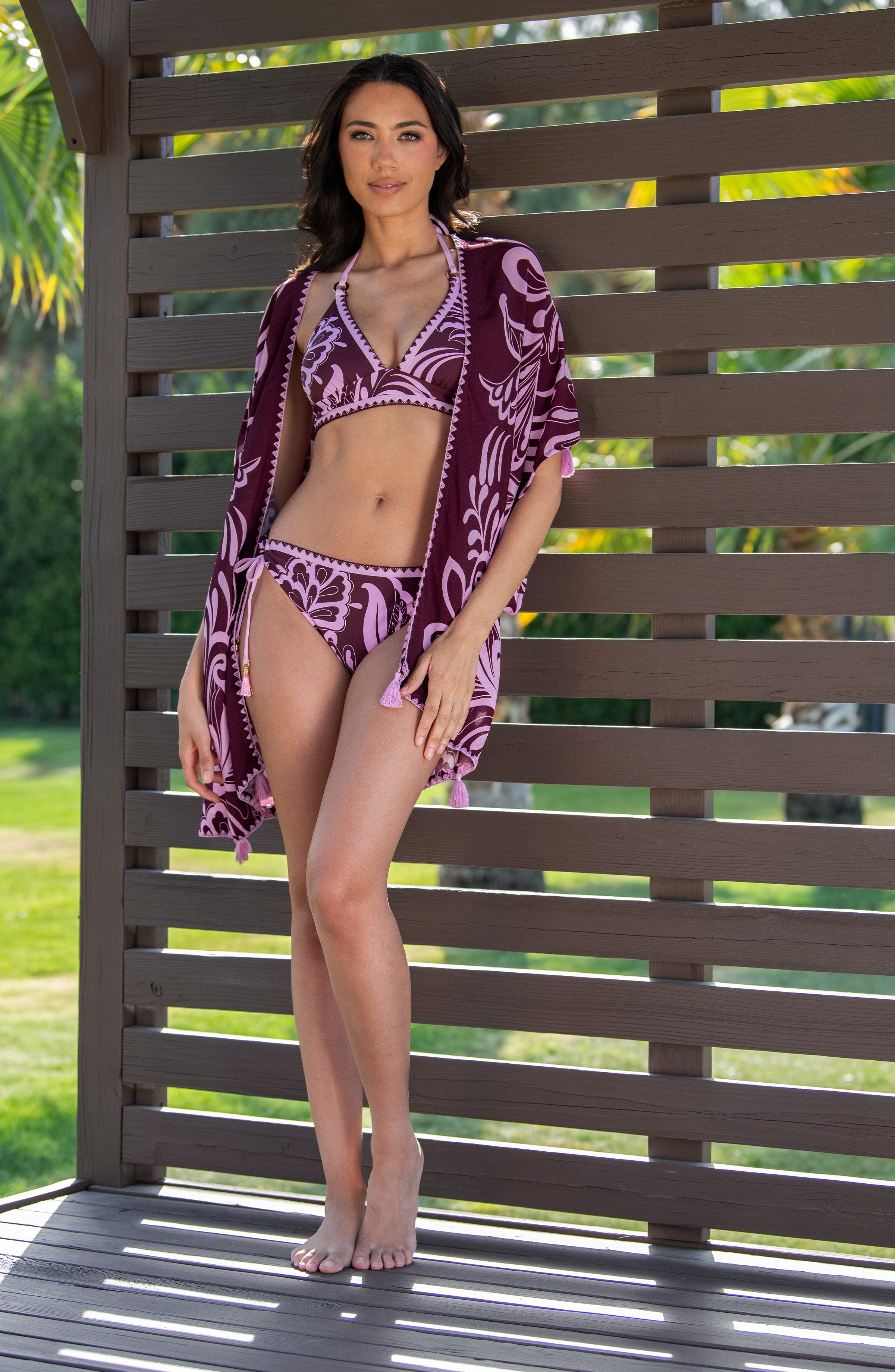 Fiji Flora Kimono Cover Up