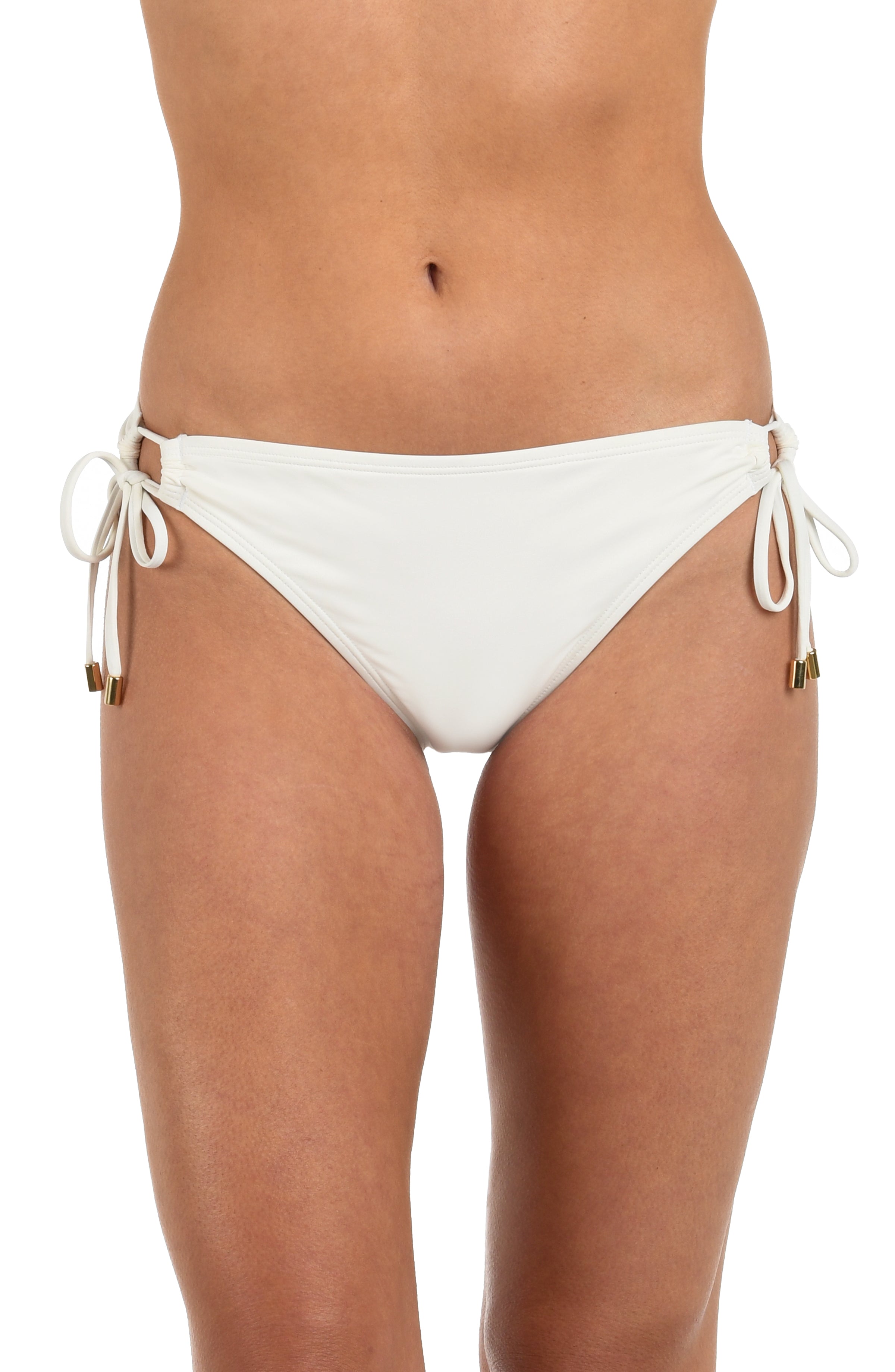 Island Goddess Side Tie Hipster Bottom - Ivory