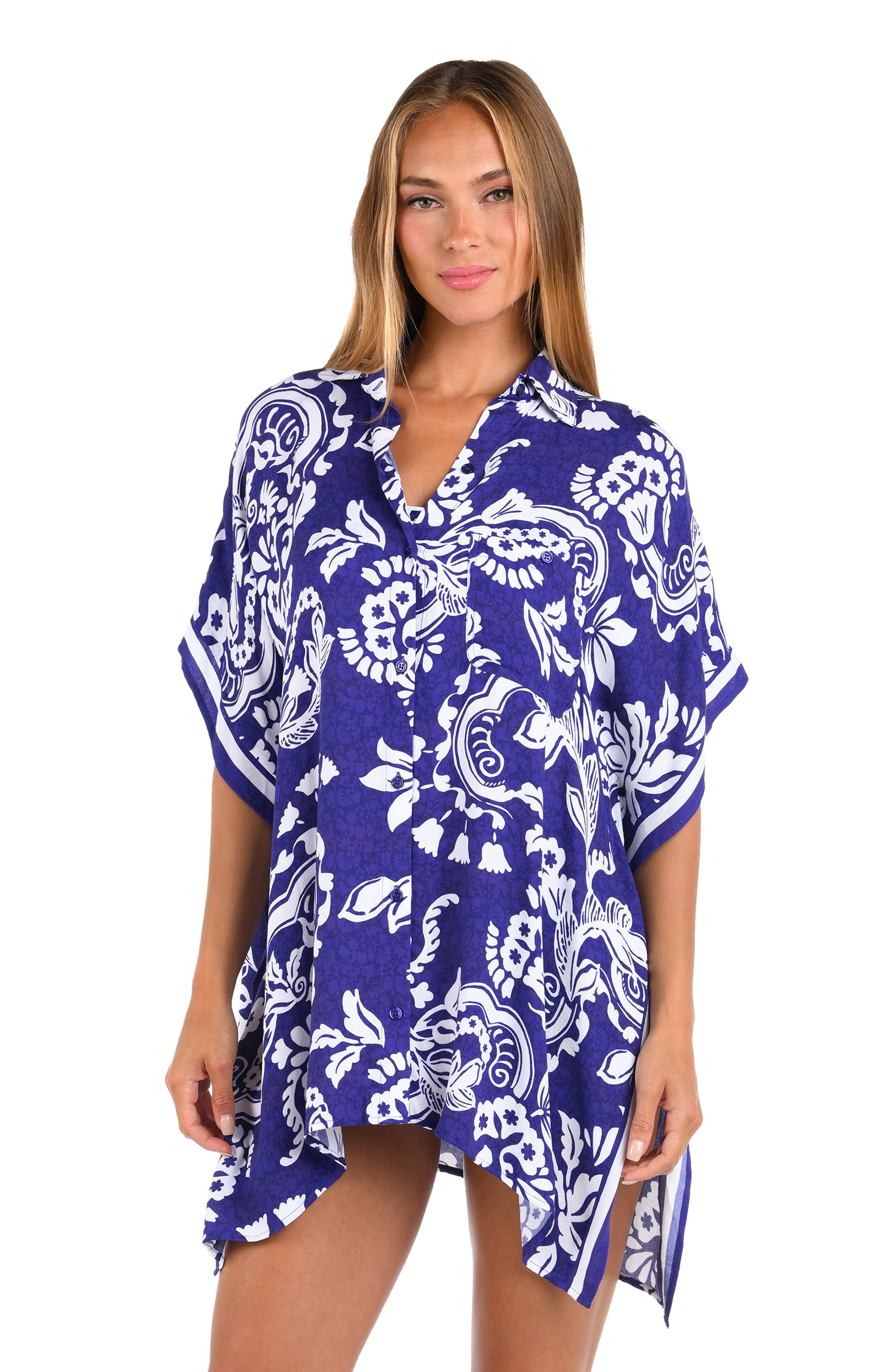 Sunshine 79 Flower Trip Resort Button Down Shirt