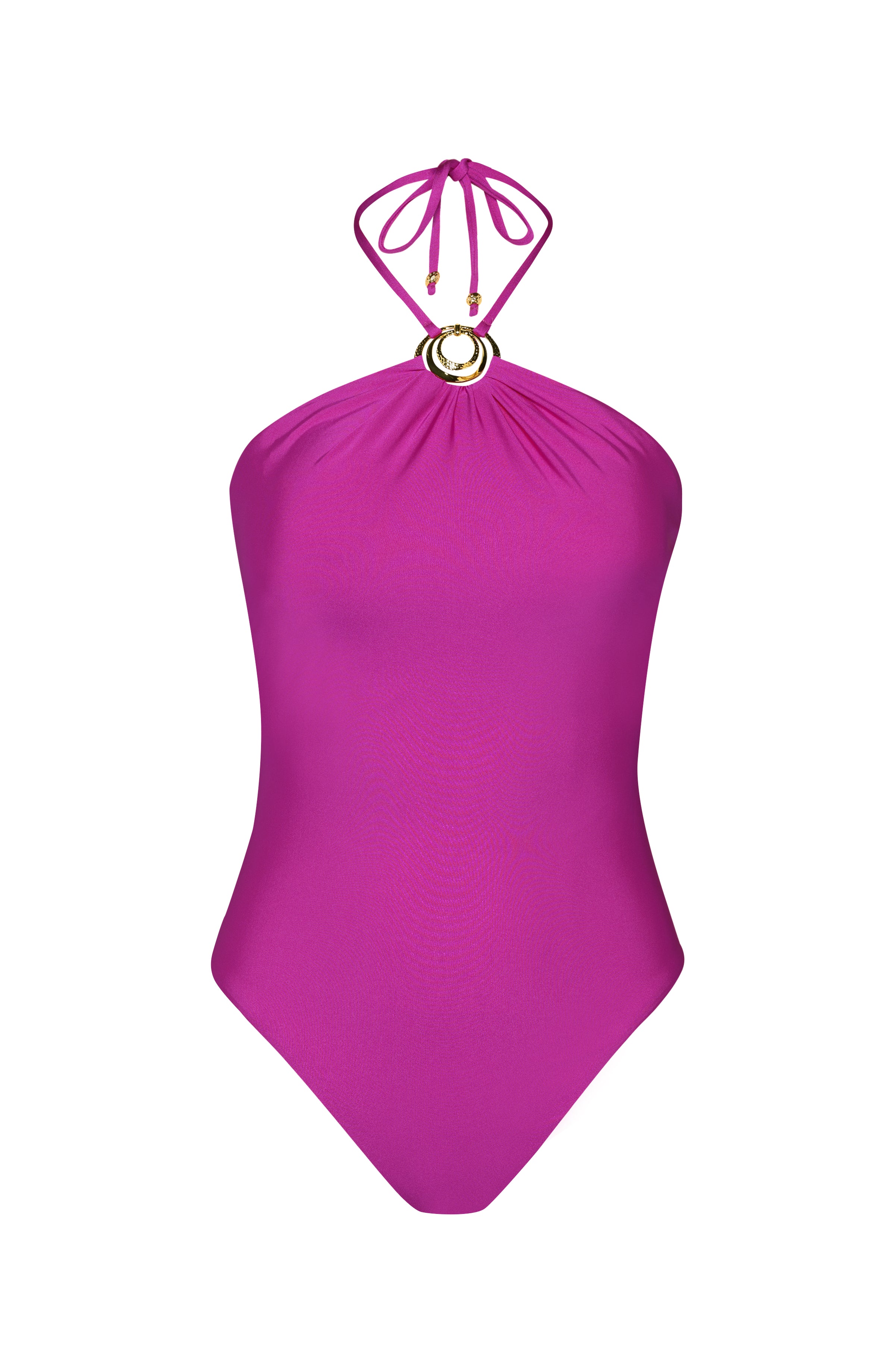 Sunshine 79 Sunshine Solids High Neck One Piece - Bright Violet