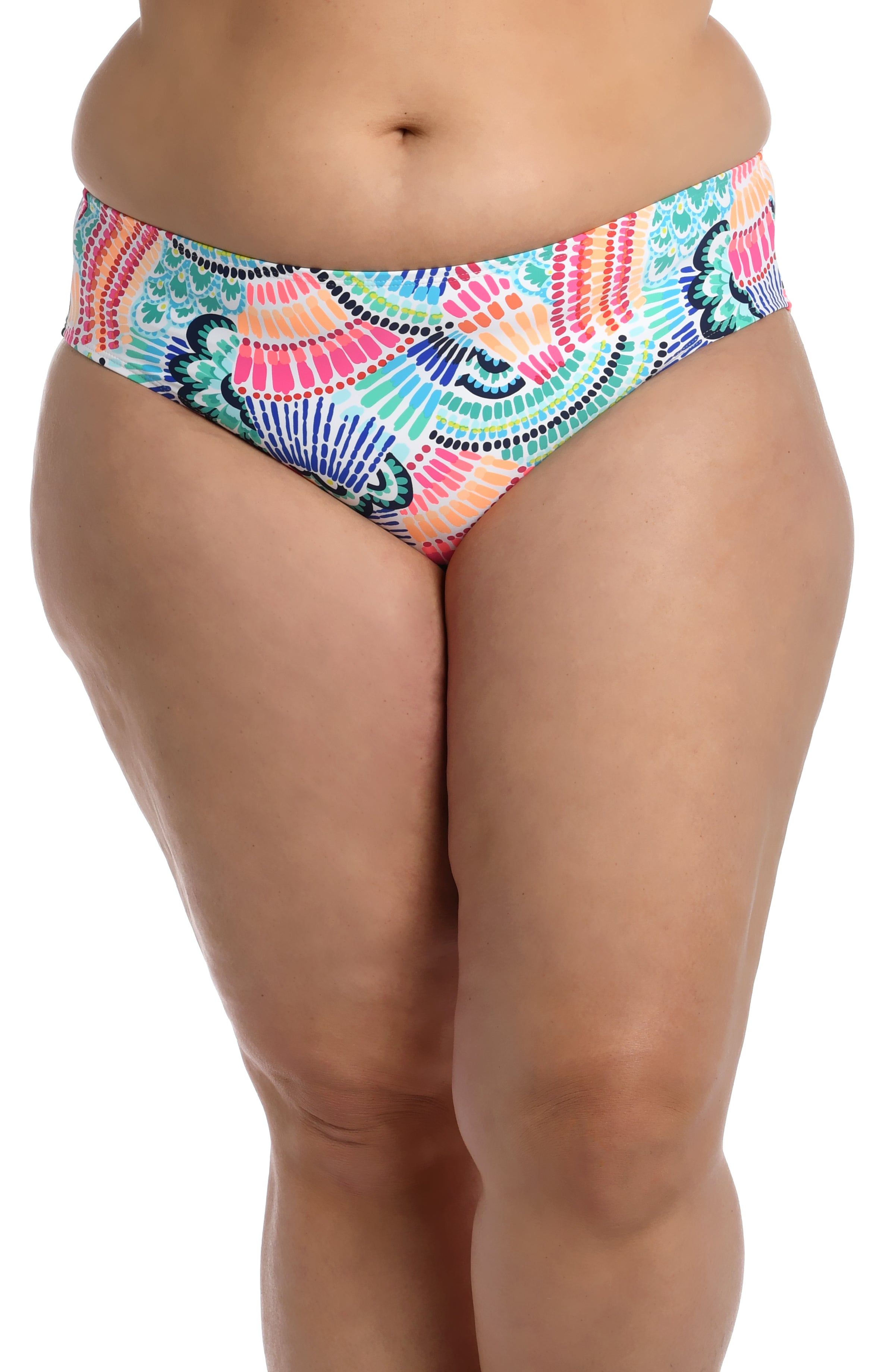 Waves Of Color Mid Waist Bottom - FINAL SALE