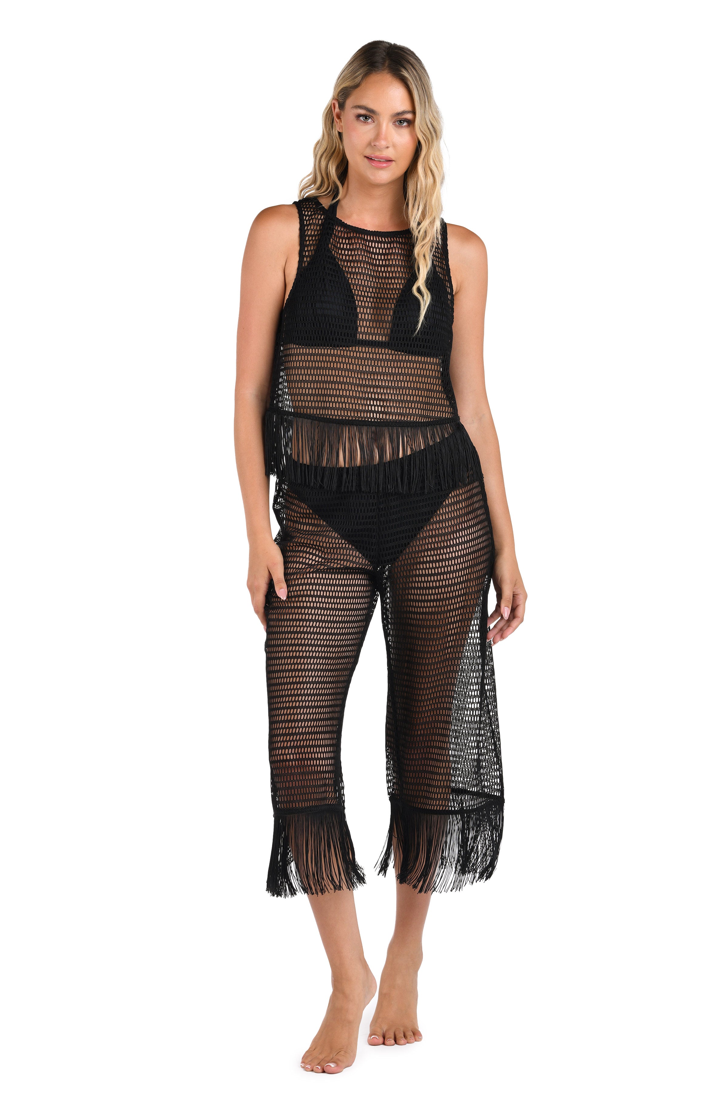 Fringed Out Cropped Pant (Unlined) - FINAL SALE